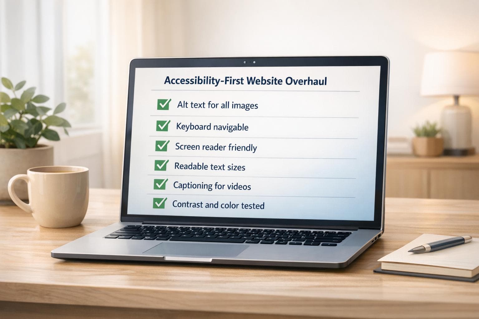 Checklist for Accessibility-First Website Overhauls
